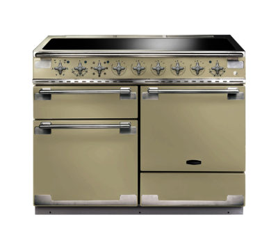 RANGEMASTER  Elise 110 Electric Induction Range Cooker - Cream & Chrome